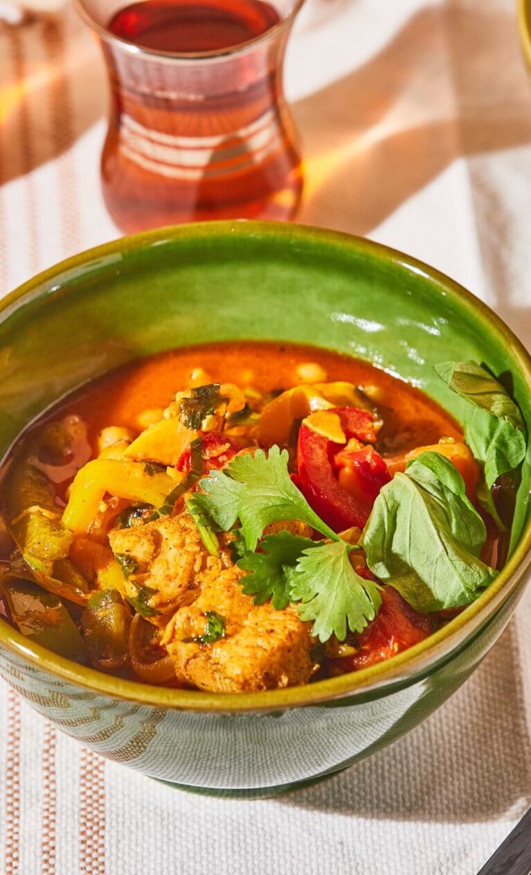 csirkés thai curry