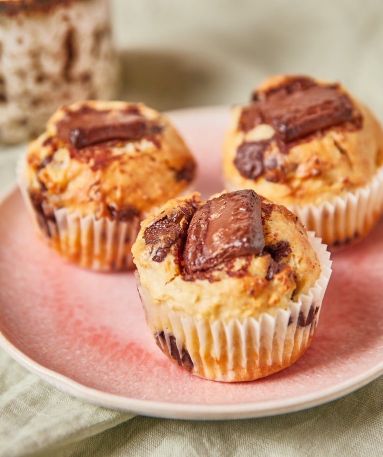 Túrós-csokis muffin
